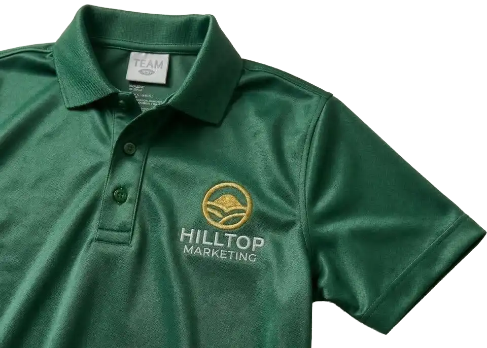 $12 custom embroidered polos